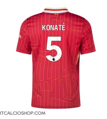 Liverpool Ibrahima Konate #5 Prima Maglia 2024-25 Manica Corta
